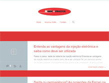 Tablet Screenshot of mundoautomotor.com.br